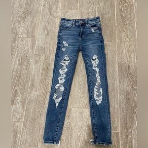 American eagle skinny jeans, size 00 short.